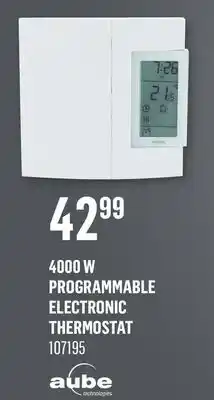 Canac Aube 4000 W Programmable Electronic Thermostat offer