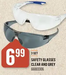 Canac Safety Glasses Clear and Grey offer