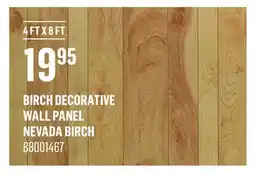 Canac Birch Decorative Wall Panel offer