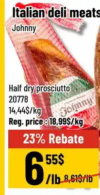 Mayrand Johnny Dry Half Prosciutto offer