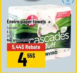 Mayrand Paper Towels Enviro x6 Cascades offer