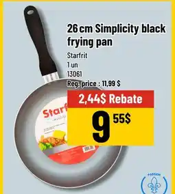 Mayrand Starfrit Simplicity Black Frying Pan 26 cm offer