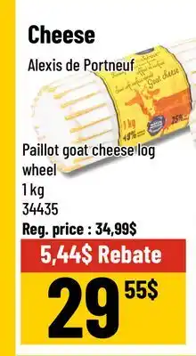 Mayrand Paillot Goat Cheese Log 1 kg offer