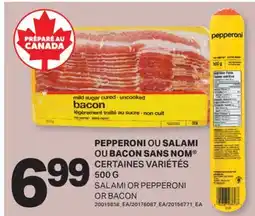 L'Intermarché PEPPERONI OU SALAMI OU BACON | SALAMI OR PEPPERONI OR BACON, 500 G offer