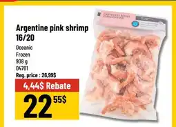 Mayrand Argentine pink shrimp 16/20 offer