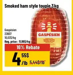 Mayrand Gaspesien Toupie Style Smoked Ham offer