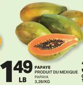 L'Intermarché PAPAYE | PAPAYA offer