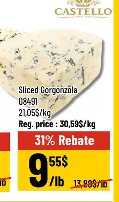 Mayrand Castello Gorgonzola Blue Cheese Cut 400 g offer