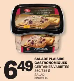 L'Intermarché SALADE PLAISIRS | SALAD, 360/375 G offer