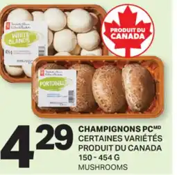 L'Intermarché CHAMPIGNONS | MUSHROOMS, 150 - 454 G offer