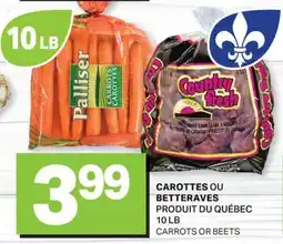 L'Intermarché CAROTTES OU BETTERAVES │ CARROTS OR BEETS, 10 LB offer