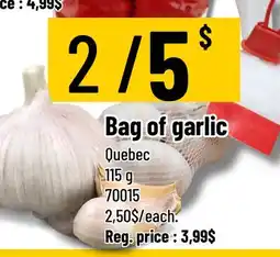Mayrand Garlic from Quebec offer