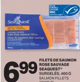 L'Intermarché FILETS DE SAUMON ROSE SAUVAGE SEAQUEST , 400 G offer