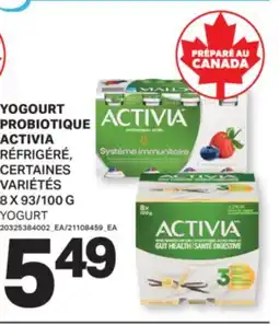L'Intermarché YOGOURT PROBIOTIQUE | YOGURT, 8 X 93/100 G offer