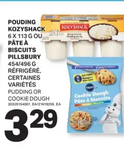 L'Intermarché POUDING, 6X113 G OU PÂTE À BISCUITS, 454/496G | PUDDING OR COOKIE DOUGH offer