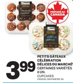 L'Intermarché PETITS GÂTEAUX CÉLÉBRATION | CUPCAKES, 6 UN offer