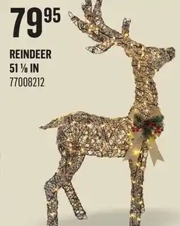 Canac Illuminated Reindeer 51 1/8 in offer