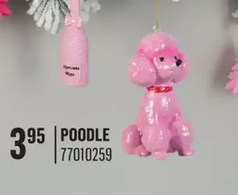 Canac Pink Poodle Ornament offer