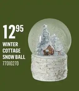 Canac WINTER COTTAGE SNOW BALL offer