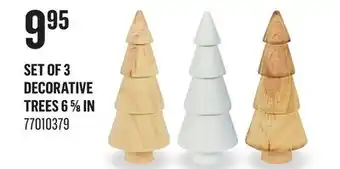 Canac Set of 3 Decorative Trees 6 5/8 in offer