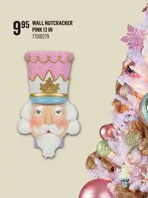Canac Wall Nutcracker Pink 12 in offer