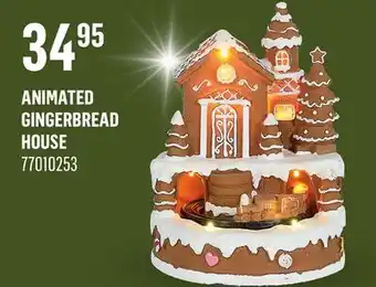Canac Animated Musical and Illuminated Gingerbread House offer