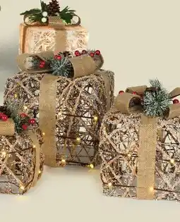 Canac Set of 3 Illuminated Gift Boxes offer
