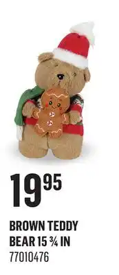 Canac Brown Teddy Bear 15 3/4 in offer