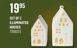 Canac Set of 2 Illuminated Houses offer