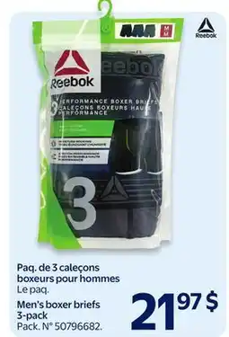 Walmart Men's Boxers Briefs 3-pack offer