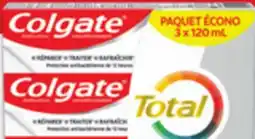 Walmart Colgate MaxFresh Total 3 x 120 mL toothpaste offer