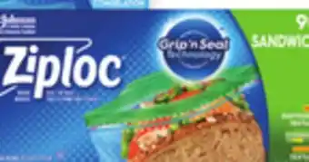 Walmart Ziploc sandwich bags offer