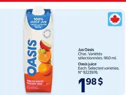 Walmart Oasis juice offer