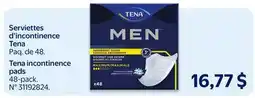 Walmart Tena incontinence pads offer