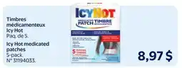 Walmart Icy Hot medicated patches offer