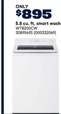 RONA 5.8 cu. ft. smart washer offer