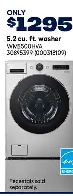 RONA LG 5.2 cu. ft. washer offer