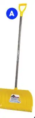 RONA Snow pusher with steel strip offer