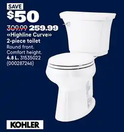 RONA Highline Curve 2-piece toilet offer