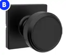 RONA Maven door handles Passage knob, black finish offer