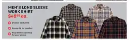 RONA MEN'S LONG SLEEVE WORK SHIRT offer