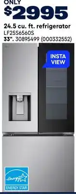 RONA LG 24.5 cu. ft. refrigerator offer