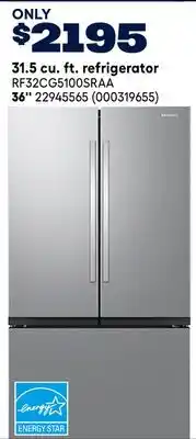 RONA 31.5 cu. ft. refrigerator offer