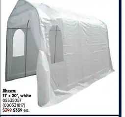RONA Winter shelters 11' x 20', white offer