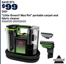 RONA Little Green Max Pet portable carpet and fabric cleaner offer