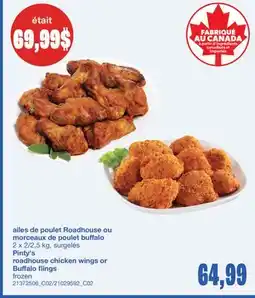 Wholesale Club AILES DE POULET ROADHOUSE OU MORCEAUX DE POULET BUFFALO 2 X 2/2,5 KG offer