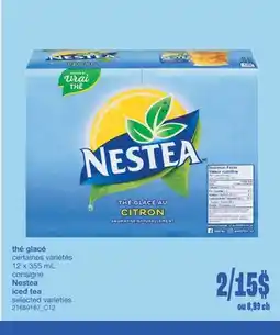 Wholesale Club THÉ GLACÉ, 12 x 355 mL offer