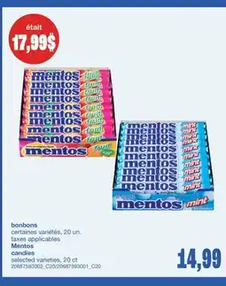 Wholesale Club BONBONS MENTOS, 20 UN offer