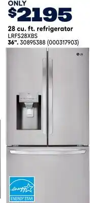 RONA 28 cu. ft. refrigerator 36 offer