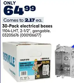 RONA 30-Pack electrical boxes offer